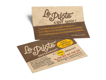 Flyer promotionnel Le Pilote Restaurant