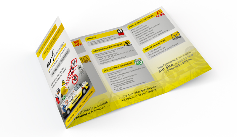 Dépliant commercial - ARF Formation