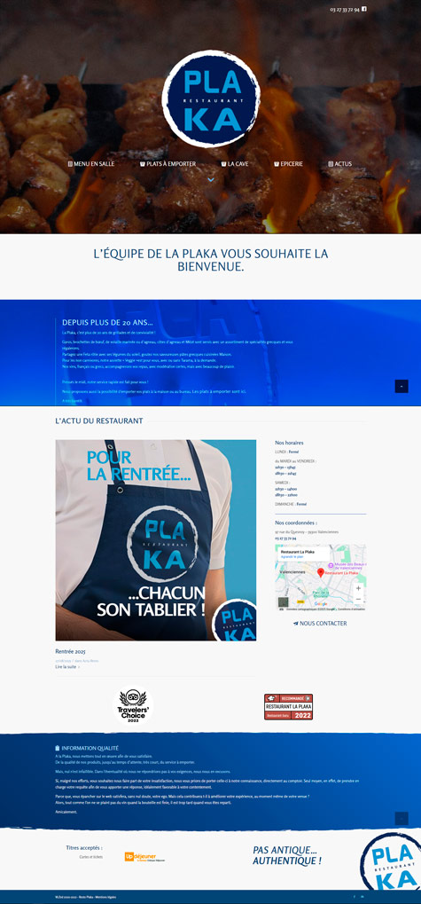 Site web resto-plaka.fr